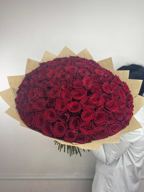 Букет «Бесконечная любовь (101 роза)»